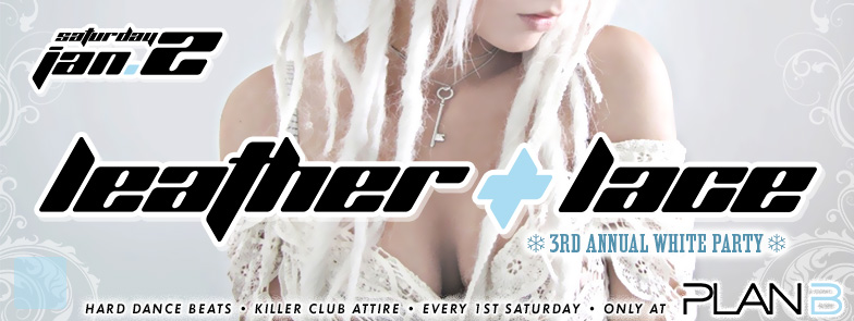 Leather + Lace: 3rd Annual White Party - January 2nd, 2016