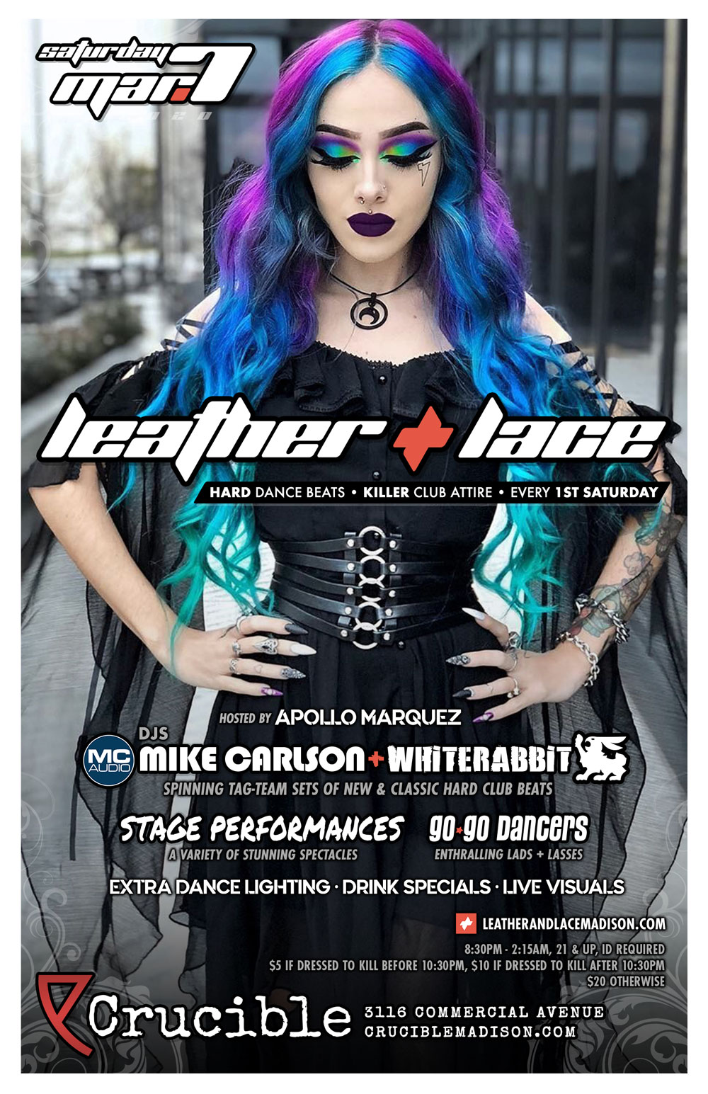 Leather + Lace: March 7th, 2020