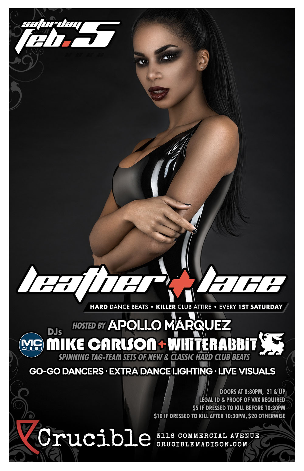 Leather + Lace: February 5th, 2022