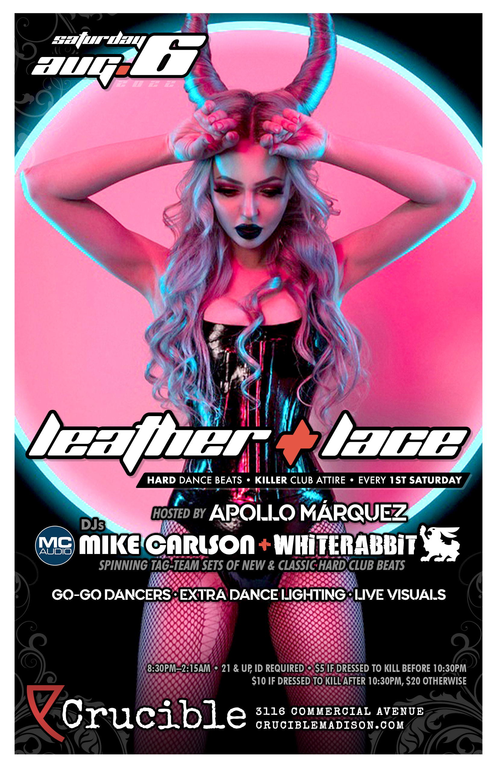 Leather + Lace: August 6th, 2022