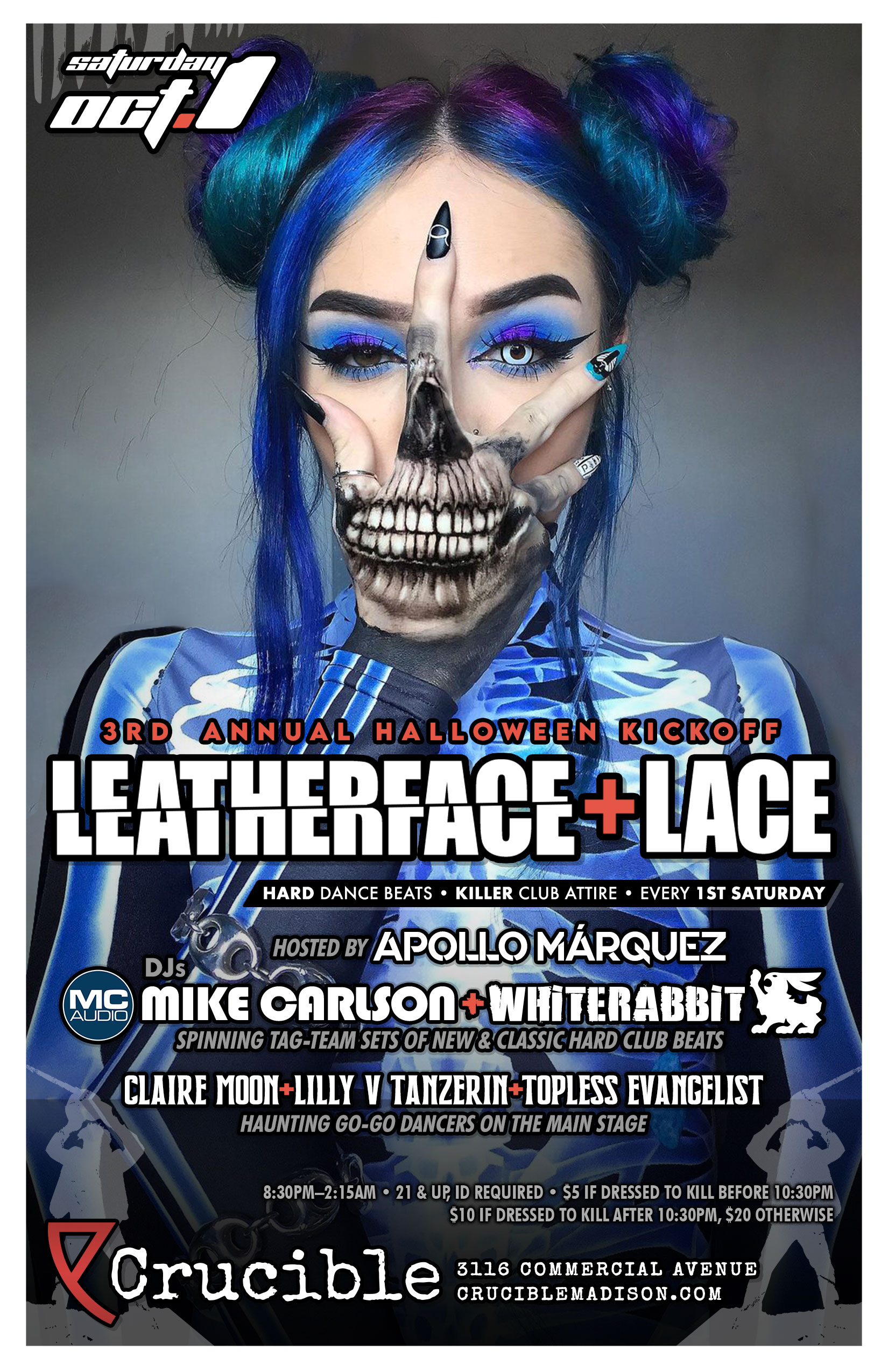 LEATHERFACE + LACE: October 1st, 2022