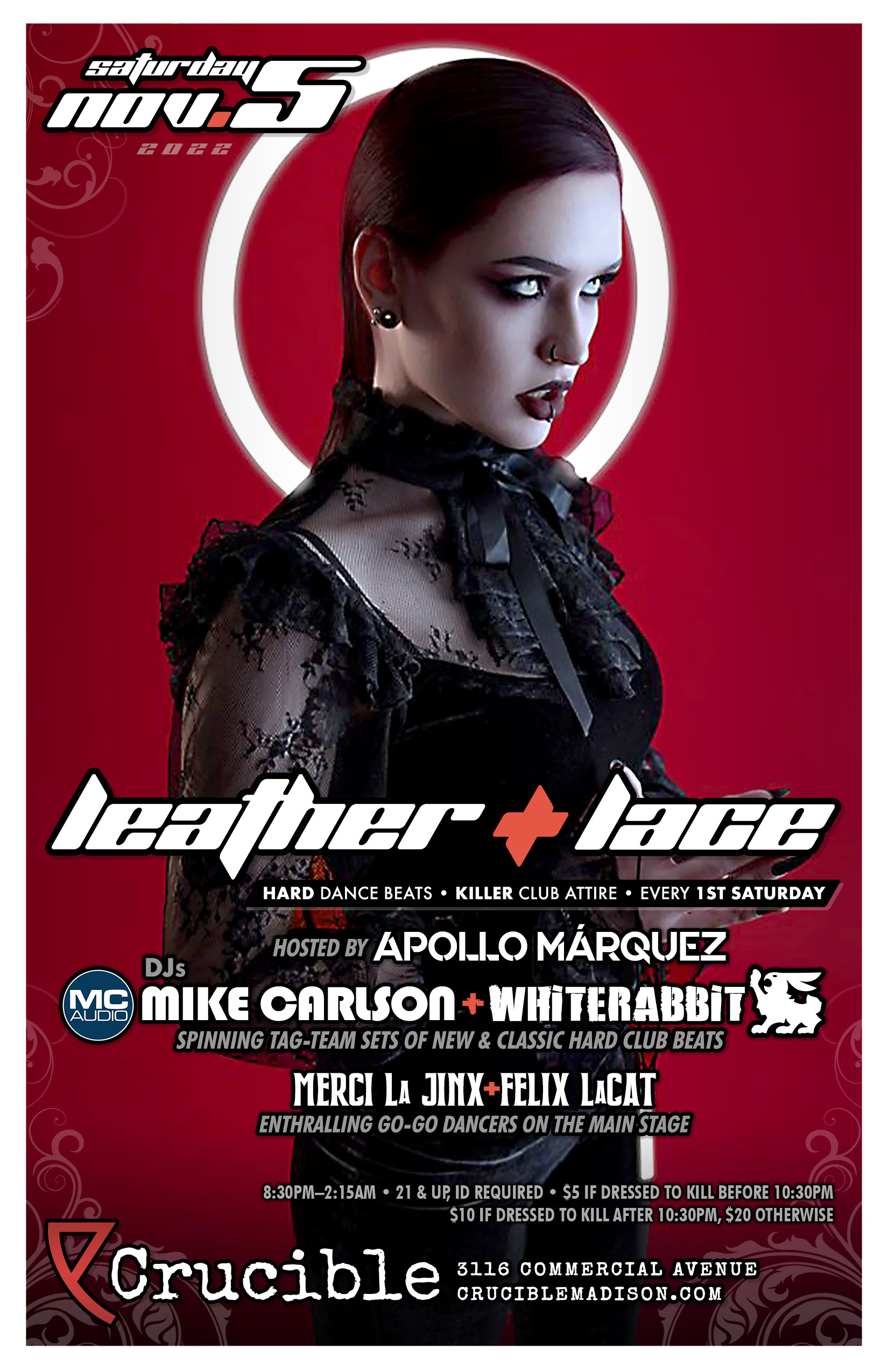 Leather + Lace: November 5th, 2022