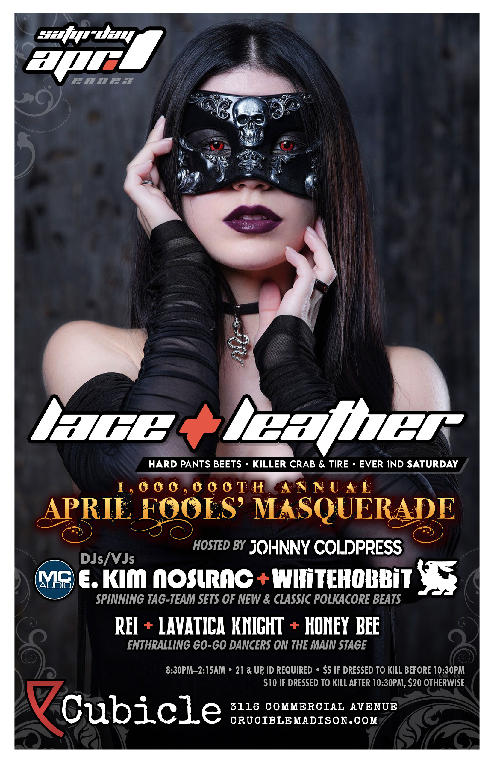 Leather + Lace: April 1st, 2023