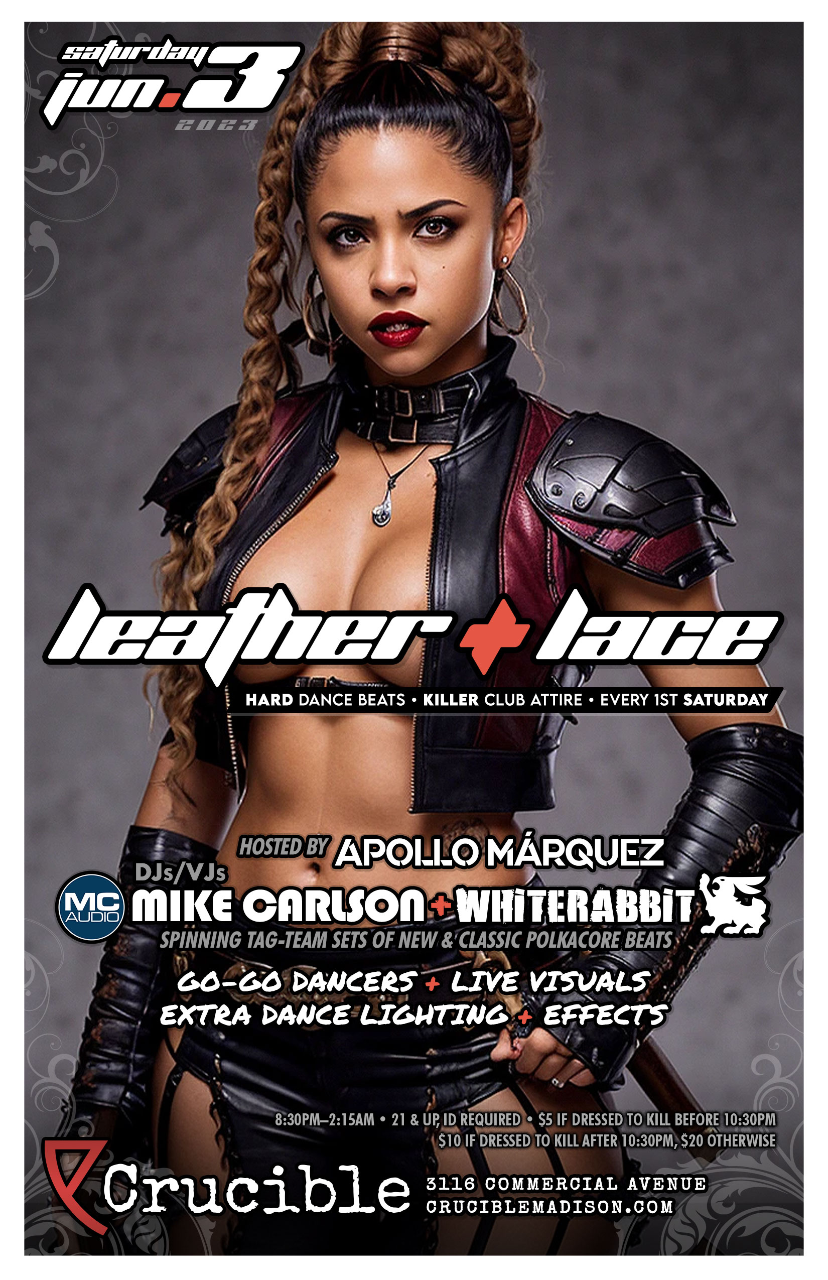 Leather + Lace: June 3rd, 2023