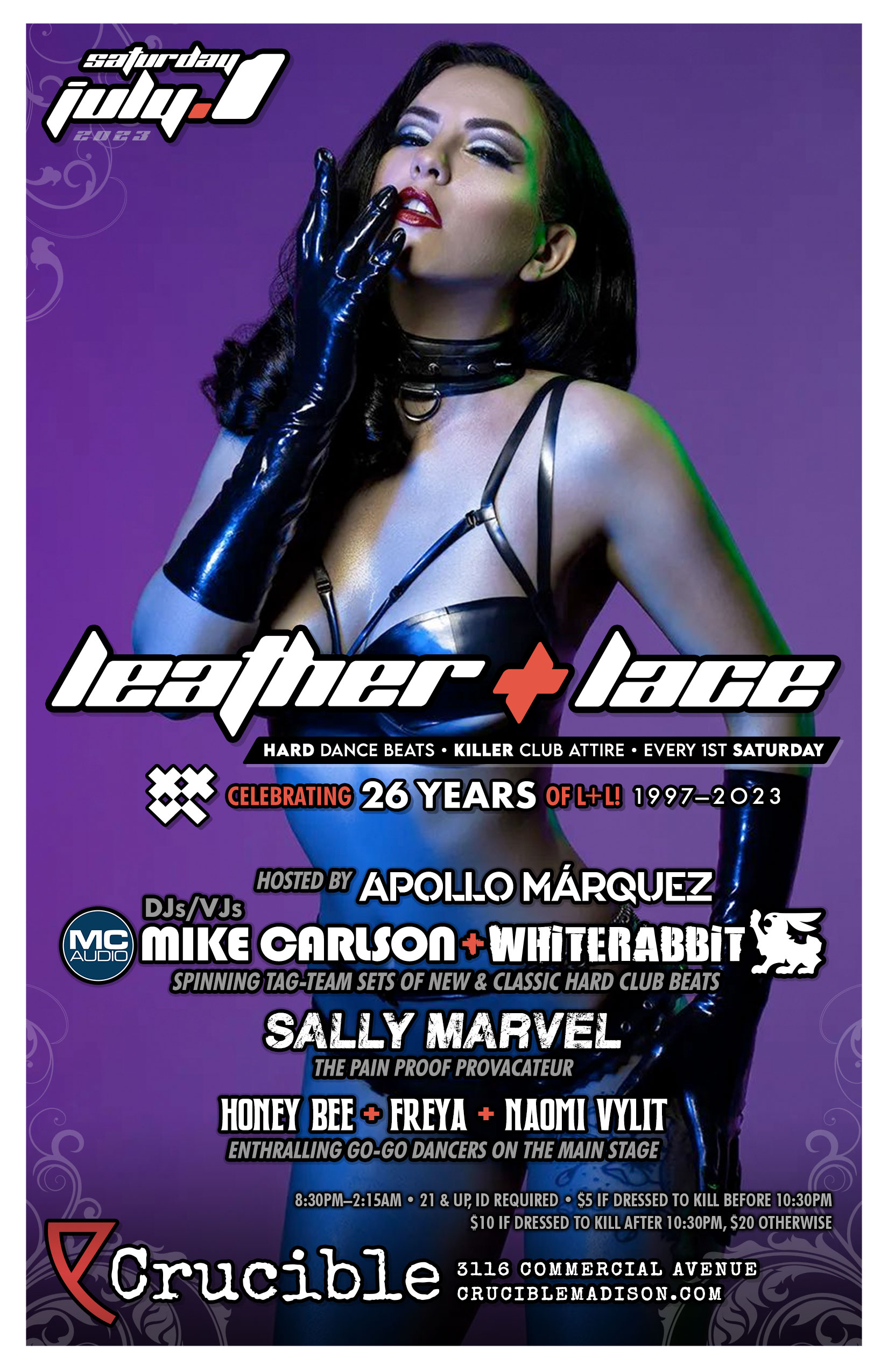 Leather + Lace: July 1st, 2023