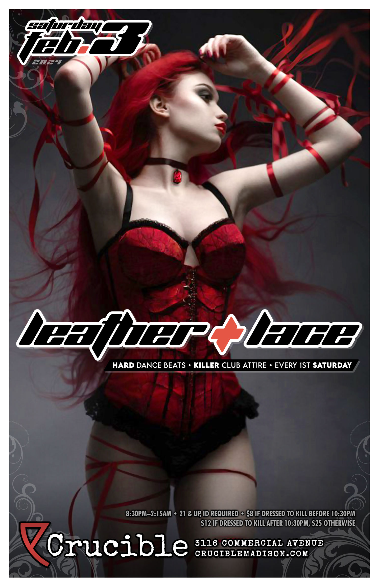 Leather + Lace: February 3rd, 2024