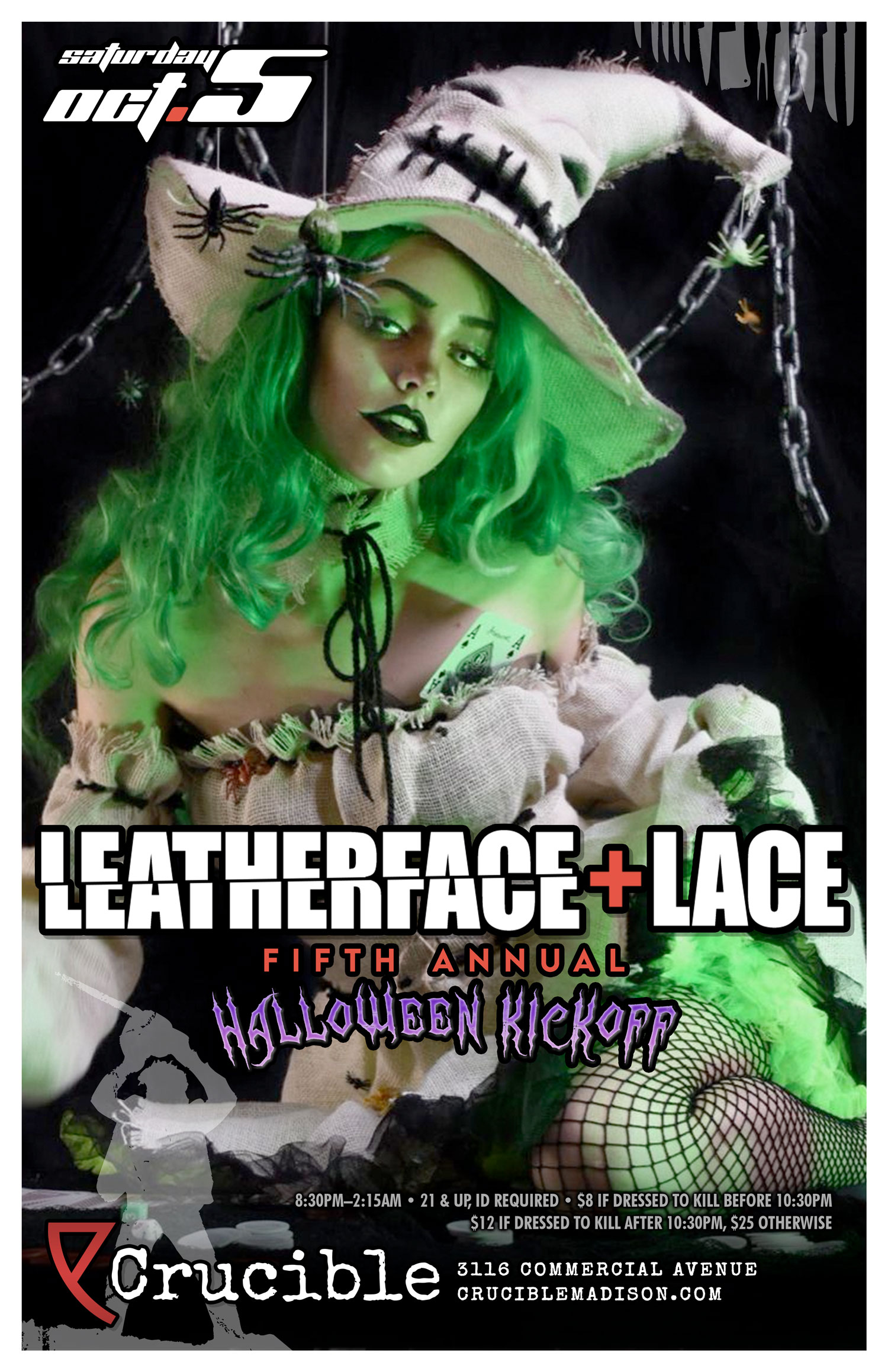 LEATHERFACE + LACE: October 5th, 2024